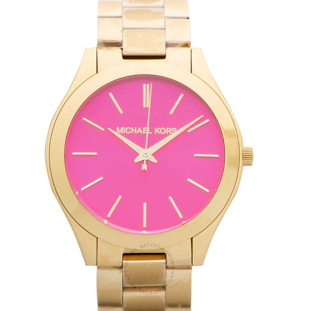 Michael Kors Watch - Gold w Pink Face